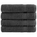 Premium badehåndklæder SOLUND 4 stk. antracit 70x140 cm 600 gsm