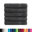 Premium badehåndklæder SOLUND 25 stk. antracit 70x140 cm 600 gsm