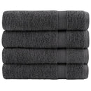 Premium badehåndklæder SOLUND 4 stk. antracit 100x150 cm 600 gsm