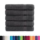 Premium badehåndklæder SOLUND 50 stk. antracit 100x150 cm 600 gsm