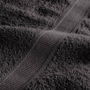 Premium badehåndklæder SOLUND 50 stk. antracit 100x150 cm 600 gsm