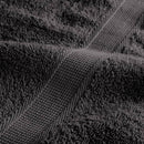 Premium håndklæder SOLUND 2 stk. antracit 100x200 cm 600 gsm