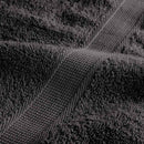 Premium håndklæder SOLUND 50 stk. antracit 100x200 cm 600 gsm