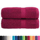 Premium vaskehåndklæder SOLUND 2 stk. bordeaux 30x30 cm 600 gsm