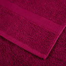 Premium vaskehåndklæder SOLUND 4 stk. bordeaux 30x30 cm 600 gsm