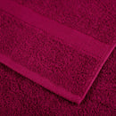 Premium gæstehåndklæder SOLUND 2 stk. bordeaux 30x50 cm 600 gsm