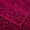 Premium håndklæder SOLUND 10 stk. bordeaux 100x200 cm 600 gsm