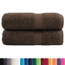 Premium vaskehåndklæder SOLUND 2 stk. brun 30x30 cm 600 gsm