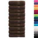 Premium badehåndklæder SOLUND 10 stk. brun 100x150 cm 600 gsm