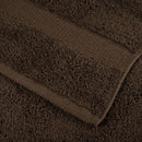 Premium saunahåndklæder SOLUND 2 stk. brun 80x200 cm 600 gsm