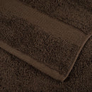 Premium håndklæder SOLUND 4 stk. brun 100x200 cm 600 gsm