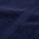 Premium saunahåndklæder SOLUND 2 stk. marineblå 80x200 cm 600 gsm