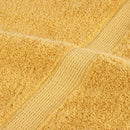 Premium gæstehåndklæder SOLUND 2 stk. guld 30x50 cm 600 gsm