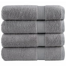 Premium badehåndklæder SOLUND 4 stk. grå 70x140 cm 600 gsm