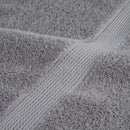 Premium saunahåndklæder SOLUND 2 stk. grå 80x200 cm 600 gsm