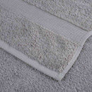 Premium håndklæder SOLUND 10 stk. grå 100x200 cm 600 gsm
