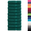 Premium badehåndklæder SOLUND 10 stk. grøn 100x150 cm 600 gsm