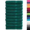saunahåndklæder SOLUND 10 stk. Premium 80x200 cm 600 g/m2 grøn
