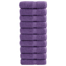 Premium vaskehåndklæder SOLUND 10 stk. lilla 30x30 cm 600 gsm