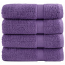 Premium badehåndklæder SOLUND 4 stk. lilla 100x150 cm 600 gsm