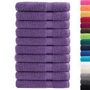 saunahåndklæder SOLUND 10 stk. Premium 80x200 cm 600 g/m2 lilla