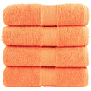 gæstehåndklæder SOLUND 4 stk. Premium 30x50 cm 600 g/m2 orange