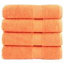 håndklæder SOLUND 4 stk. Premium 70x140 cm 600 g/m2 orange