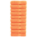 håndklæder SOLUND 10 stk. Premium 70x140 cm 600 g/m2 orange