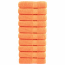 Premium badehåndklæder SOLUND 10 stk. orange 100x150 cm 600 gsm