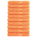 saunahåndklæder SOLUND 10 stk. Premium 80x200 cm 600g/m2 orange