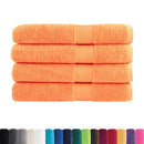 håndklæder SOLUND 4 stk. Premium 100x200 cm 600 g/m2 orange