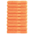 håndklæder SOLUND 10 stk. Premium 100x200 cm 600 g/m2 orange
