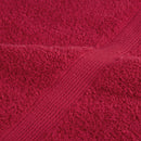 Premium badehåndklæder SOLUND 4 stk. rød 100x150 cm 600 gsm