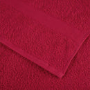 Premium badehåndklæder SOLUND 10 stk. rød 100x150 cm 600 gsm