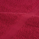 Premium badehåndklæder SOLUND 10 stk. rød 100x150 cm 600 gsm