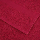 saunahåndklæder SOLUND 2 stk. Premium 80x200 cm 600 g/m2 rød