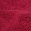 saunahåndklæder SOLUND 2 stk. Premium 80x200 cm 600 g/m2 rød