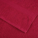 saunahåndklæder SOLUND 10 stk. Premium 80x200 cm 600 g/m2 rød