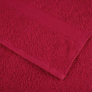 håndklæder SOLUND 4 stk. Premium 100x200 cm 600 g/m2 rød