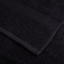 Premium vaskehåndklæder SOLUND 4 stk. sorte 30x30 cm 600 gsm