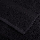 håndklæder SOLUND 2 stk. Premium 50x100 cm 600 g/m2 sort