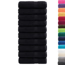håndklæder SOLUND 10 stk. Premium 50x100 cm 600 g/m2 sort