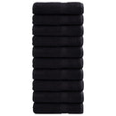håndklæder SOLUND 10 stk. Premium 70x140 cm 600 g/m2 sort