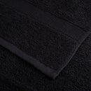 Premium badehåndklæder SOLUND 2 stk. sort 100x150 cm 600 gsm