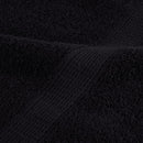 saunahåndklæder SOLUND 2 stk. Premium 80x200 cm 600 g/m2 sort