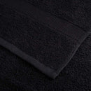 håndklæder SOLUND 2 stk. Premium 100x200 cm 600 g/m2 sort
