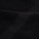 håndklæder SOLUND 2 stk. Premium 100x200 cm 600 g/m2 sort