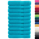 saunahåndklæder SOLUND 10 stk. Premium 80x200 cm 600g/m2 turkis