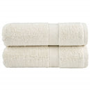 Premium vaskehåndklæder SOLUND 2 stk. cremefarvede 30x30 cm 600 gsm