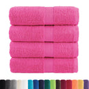 gæstehåndklæder SOLUND 4 stk. Premium 30x50 cm 600 g/m2 pink